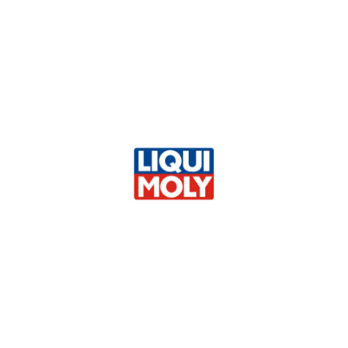 O logotipo da liqui moly está em um fundo branco.