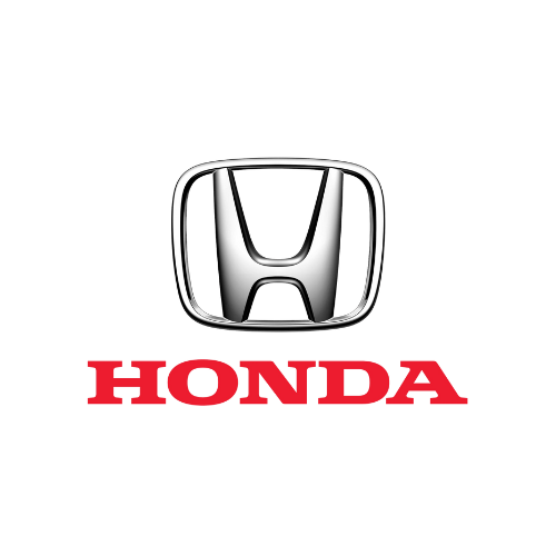 O logotipo da honda está em um fundo branco.