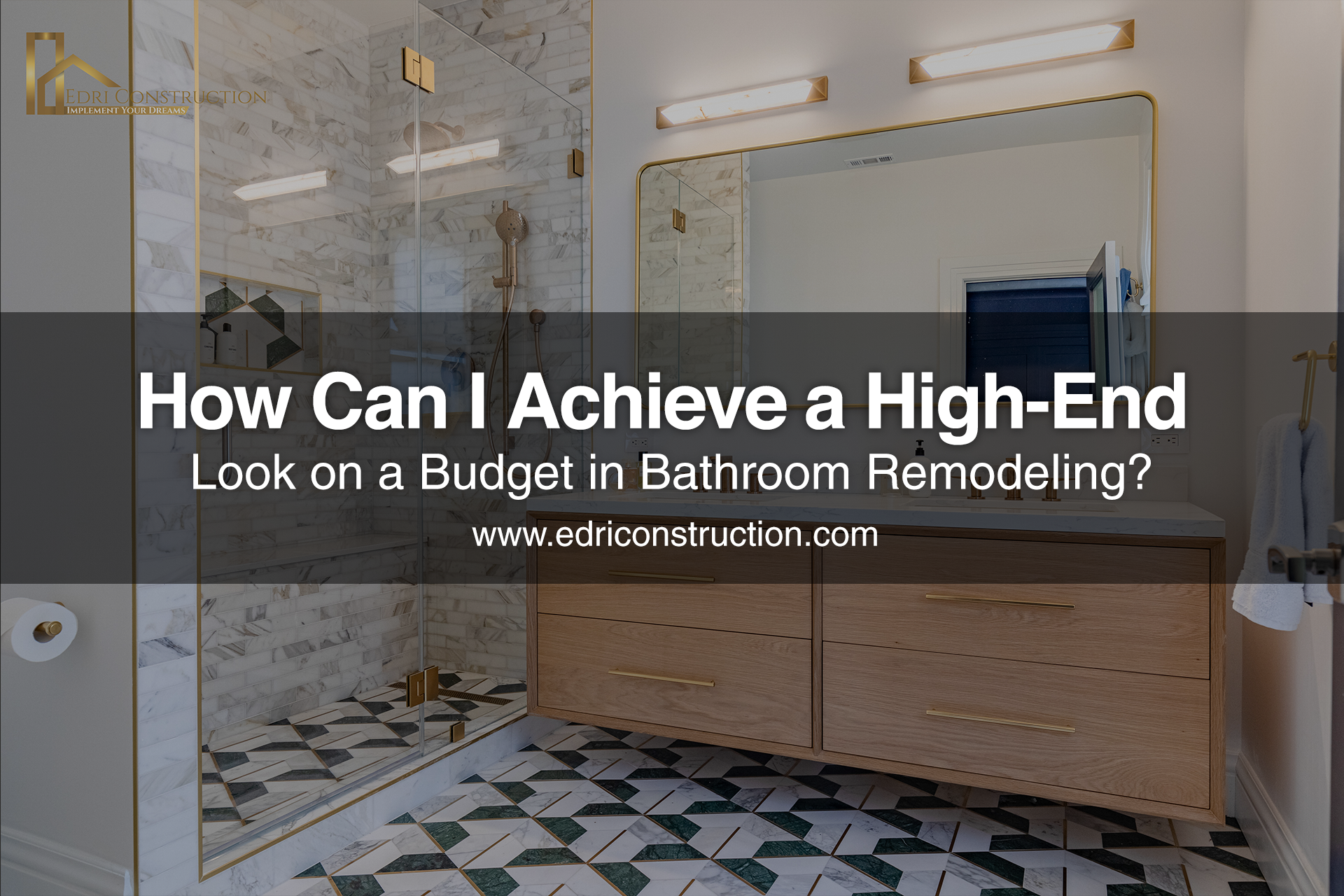 High-End Look in Bathroom