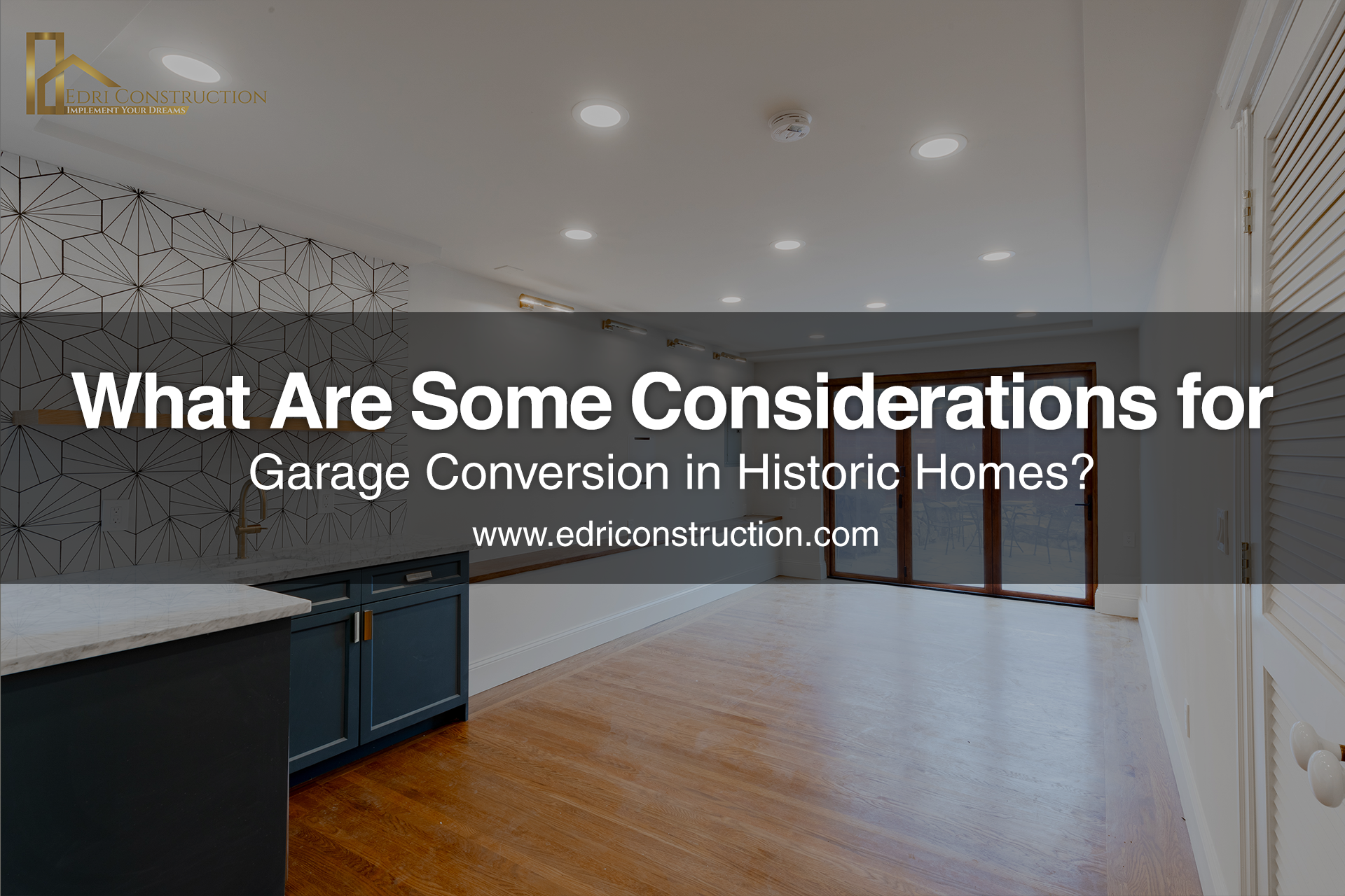 Considerations for Garage Conversion