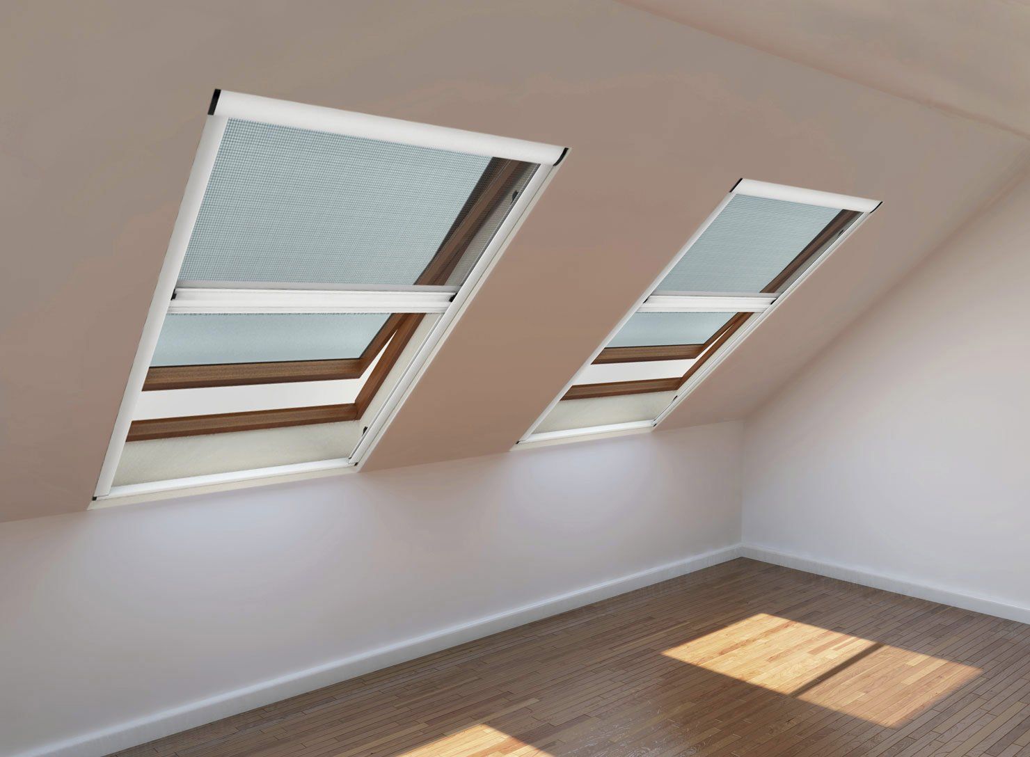 finestre con zanzariere a scorrimento verticale