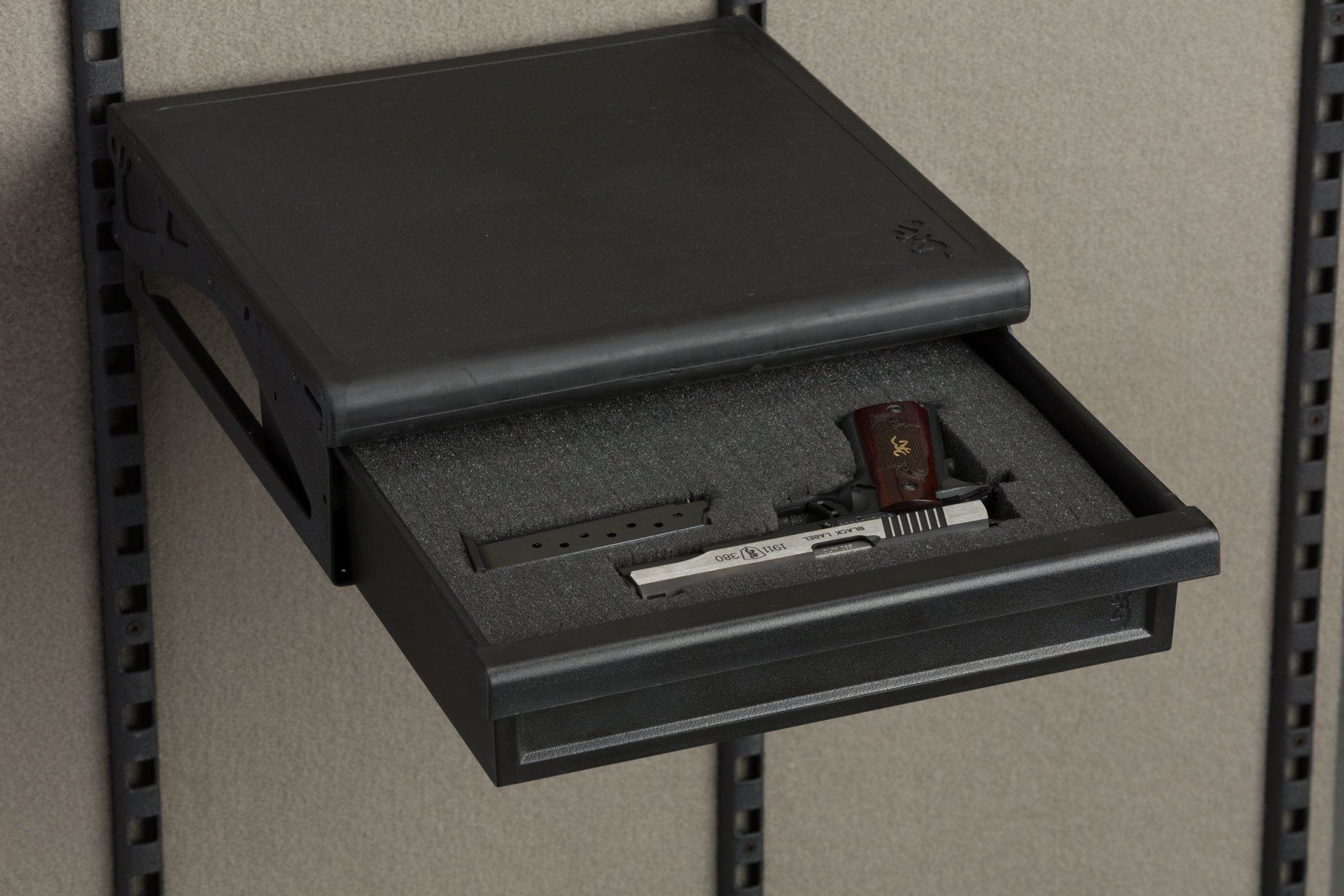 Axis Drawer with Foam Insert and a Pistol — Pearl, MS — Discount Gun Safe
