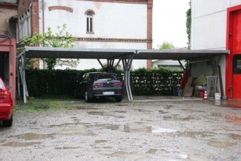 copertura posto auto in ferro