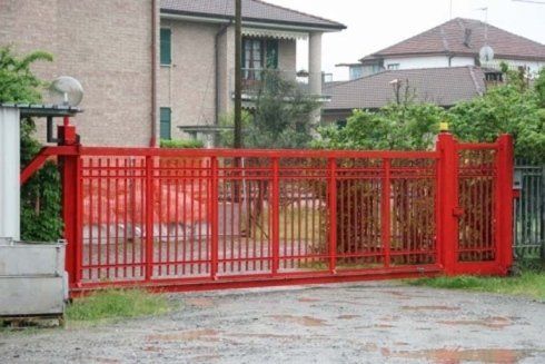 cancello di ferro di un'abitazione