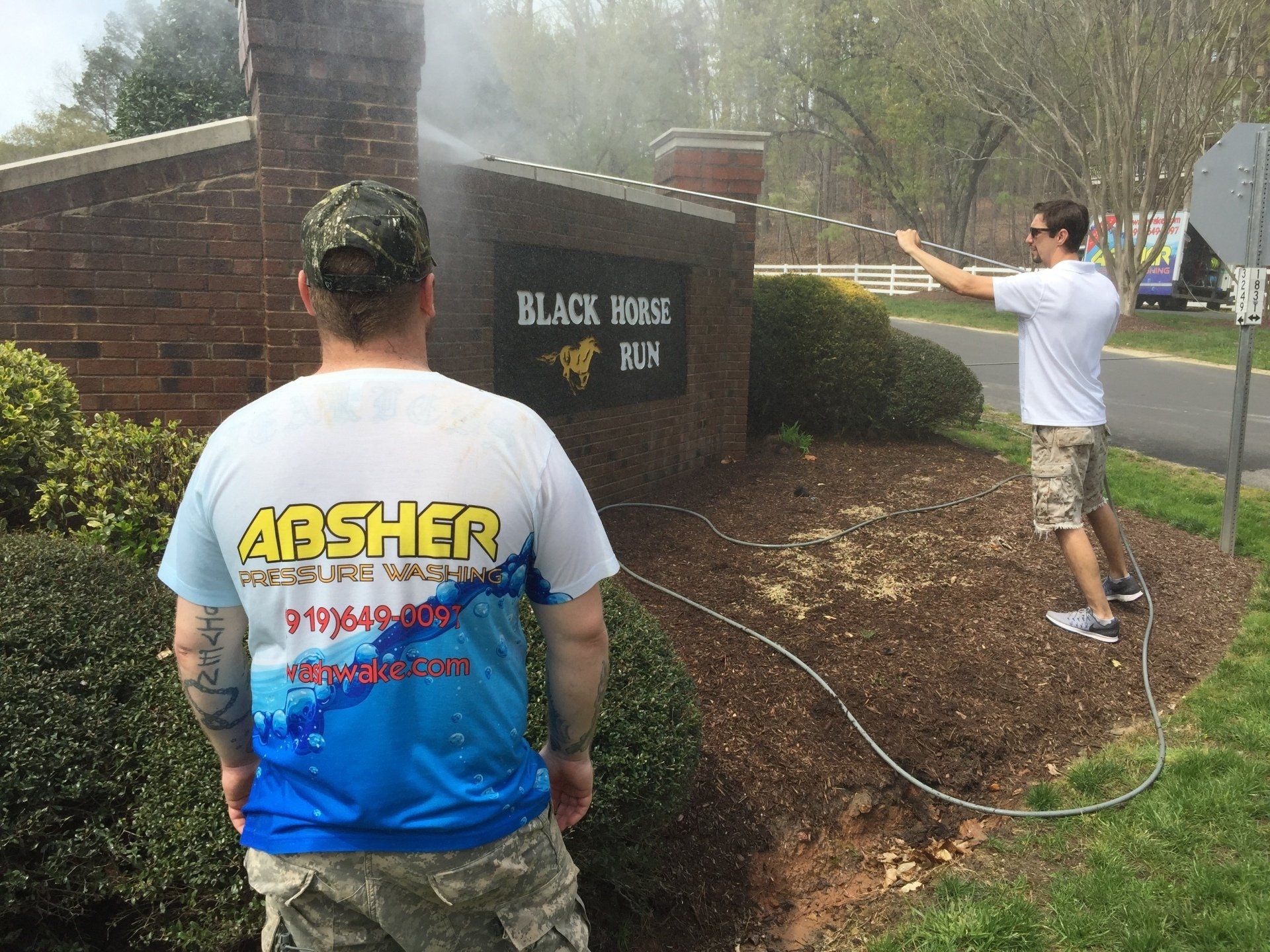 Absher Pressure Washers Cleaning Sign