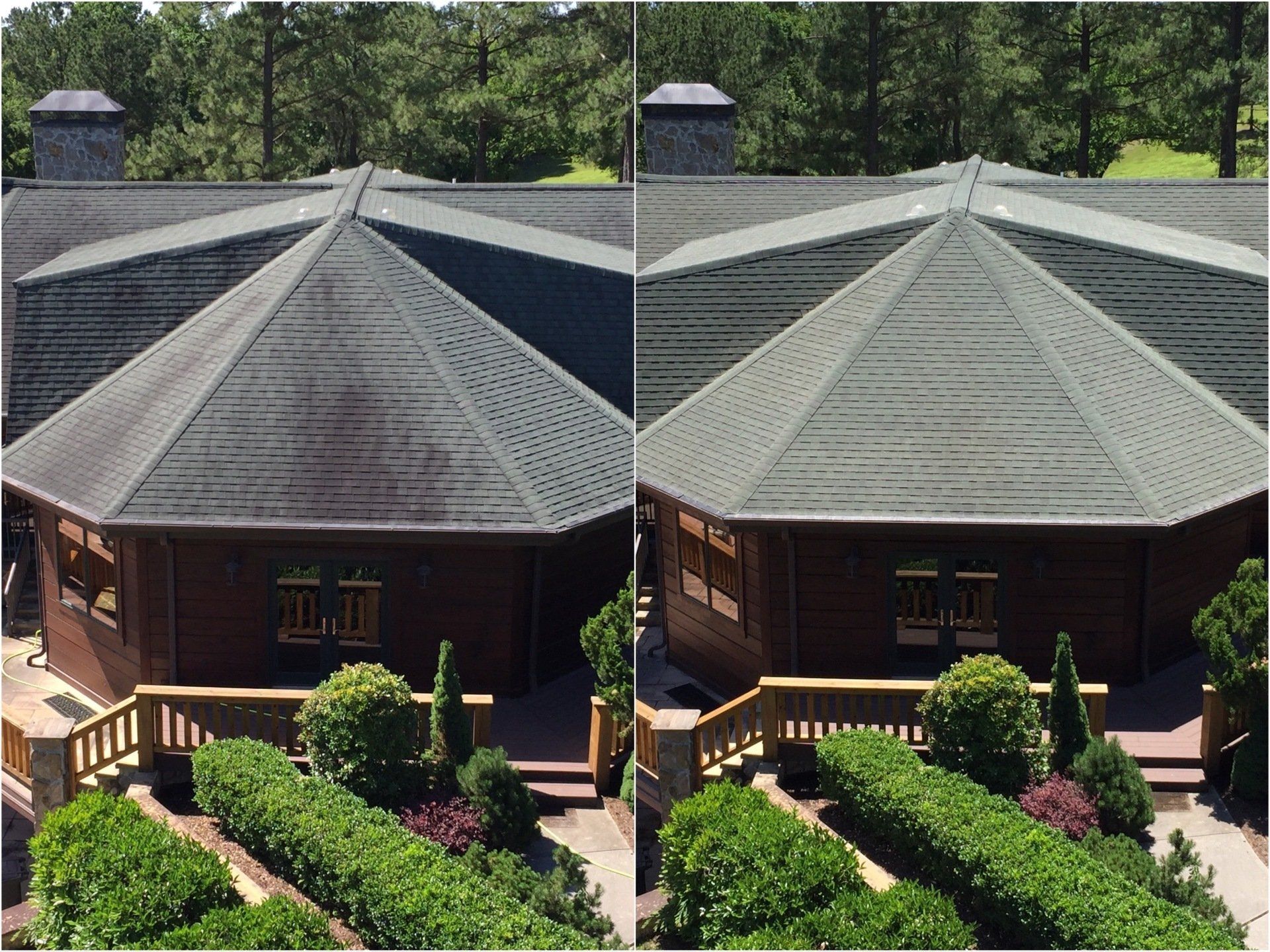 Pressure Washed Roof