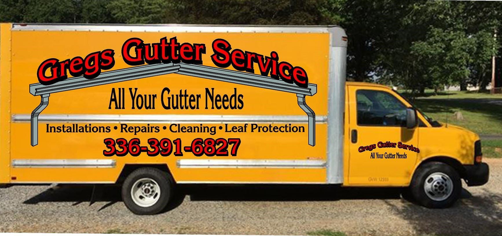 Company Truck - Greg's Gutter Service