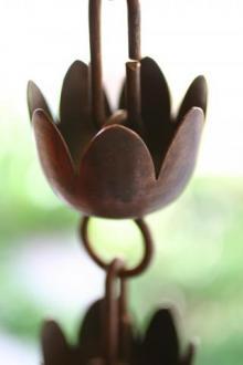 Custom Style Rain Chain — Winston-Salem, NC — Greg's Gutter Service