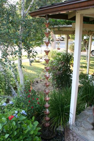 Rain Chain and Garden — Winston-Salem, NC — Greg's Gutter Service