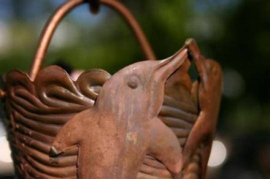 Dolphin Rain Barrel — Winston-Salem, NC — Greg's Gutter Service