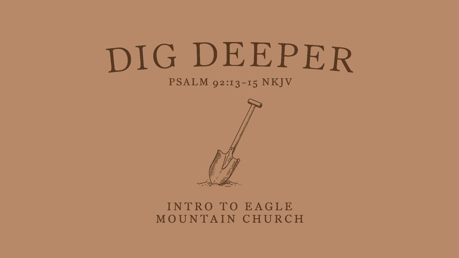 Dig Deeper