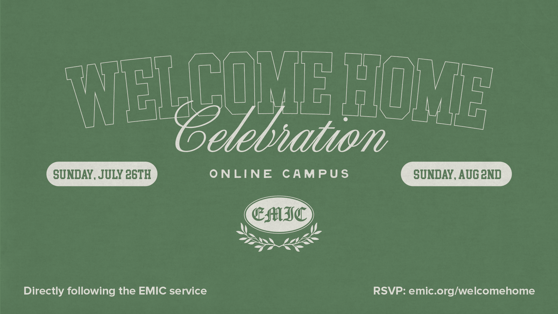 Welcome Home Celebration