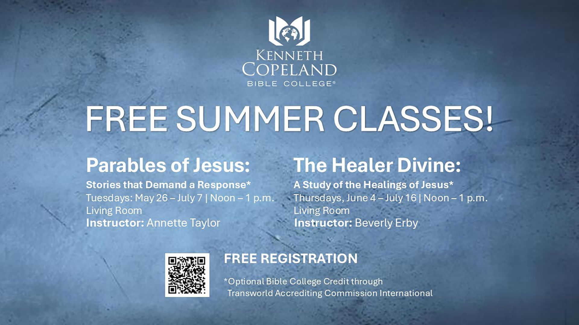KCBC Free Summer Classes