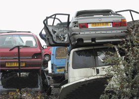 End of life vehicle centre - Workington, Cumbria - All Vehicle Salvage Ltd - Scrap
