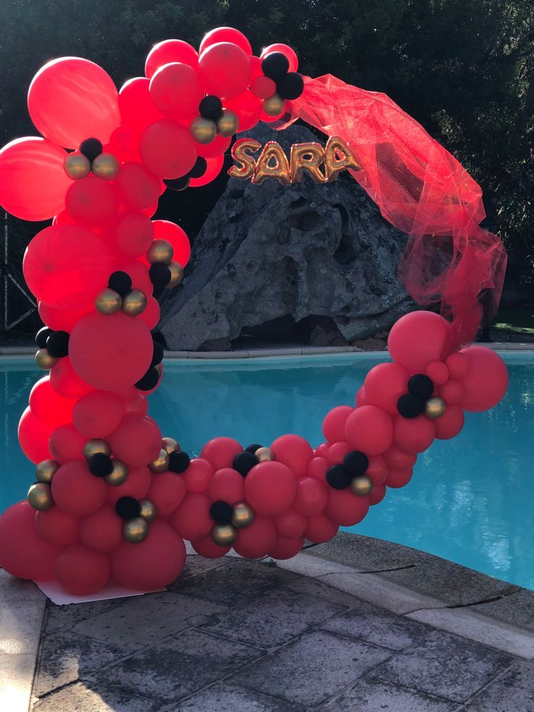 cuori palloncini colorati