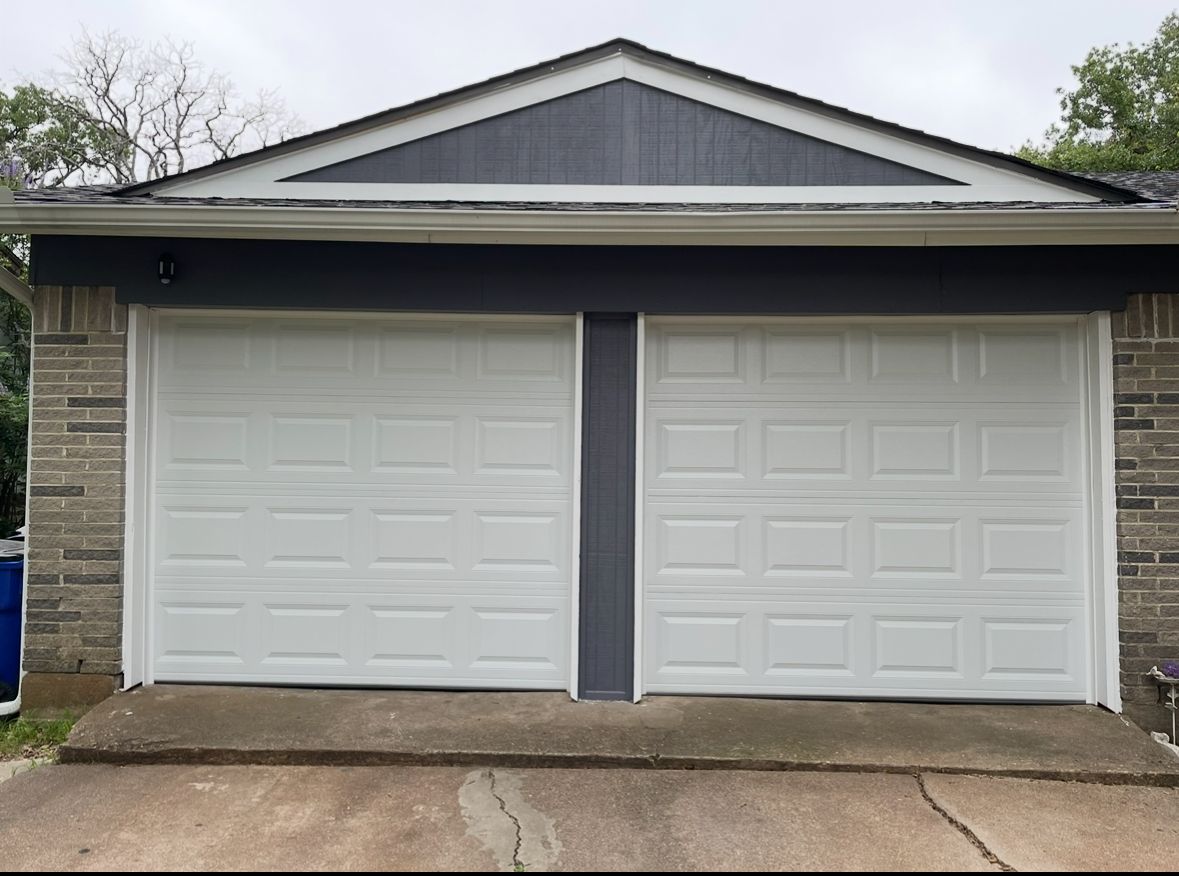 Two Double Steel Doors and siding 