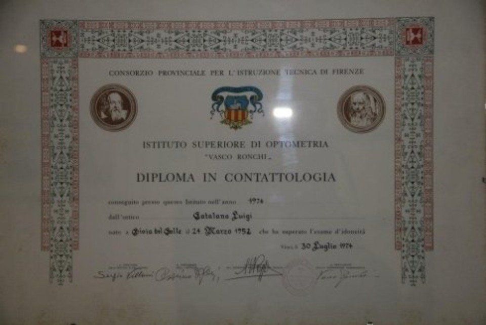 diploma in contattologia
