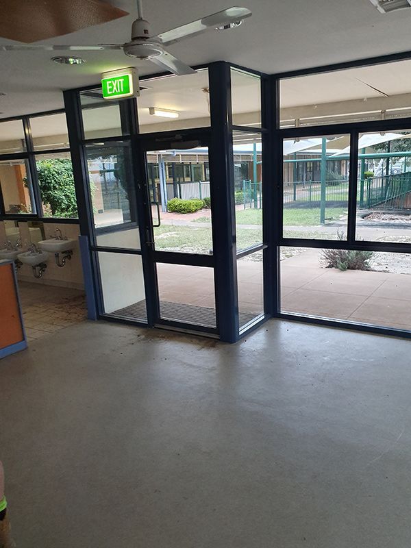 Before Renovation Photo On The Office Entrance — Entire Trades in Cessnock, NSW