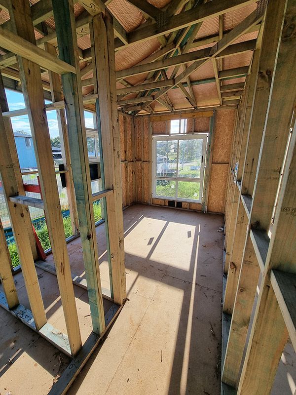 Wooden House Building Under Construction — Entire Trades in Central Coast, NSW