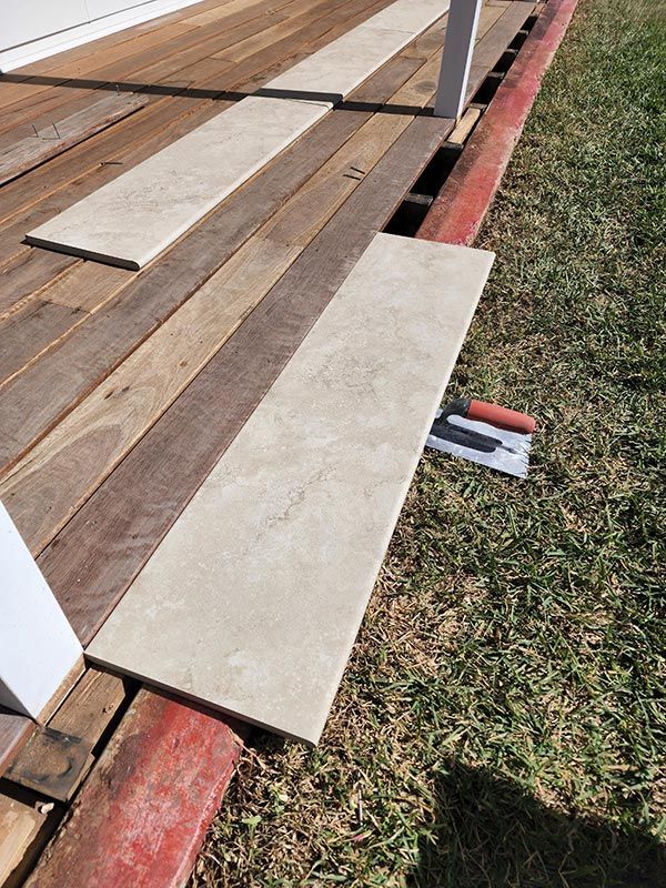 Outdoor Wooden Deck Built With Matching Railing And Flooring — Entire Trades in Cessnock, NSW
