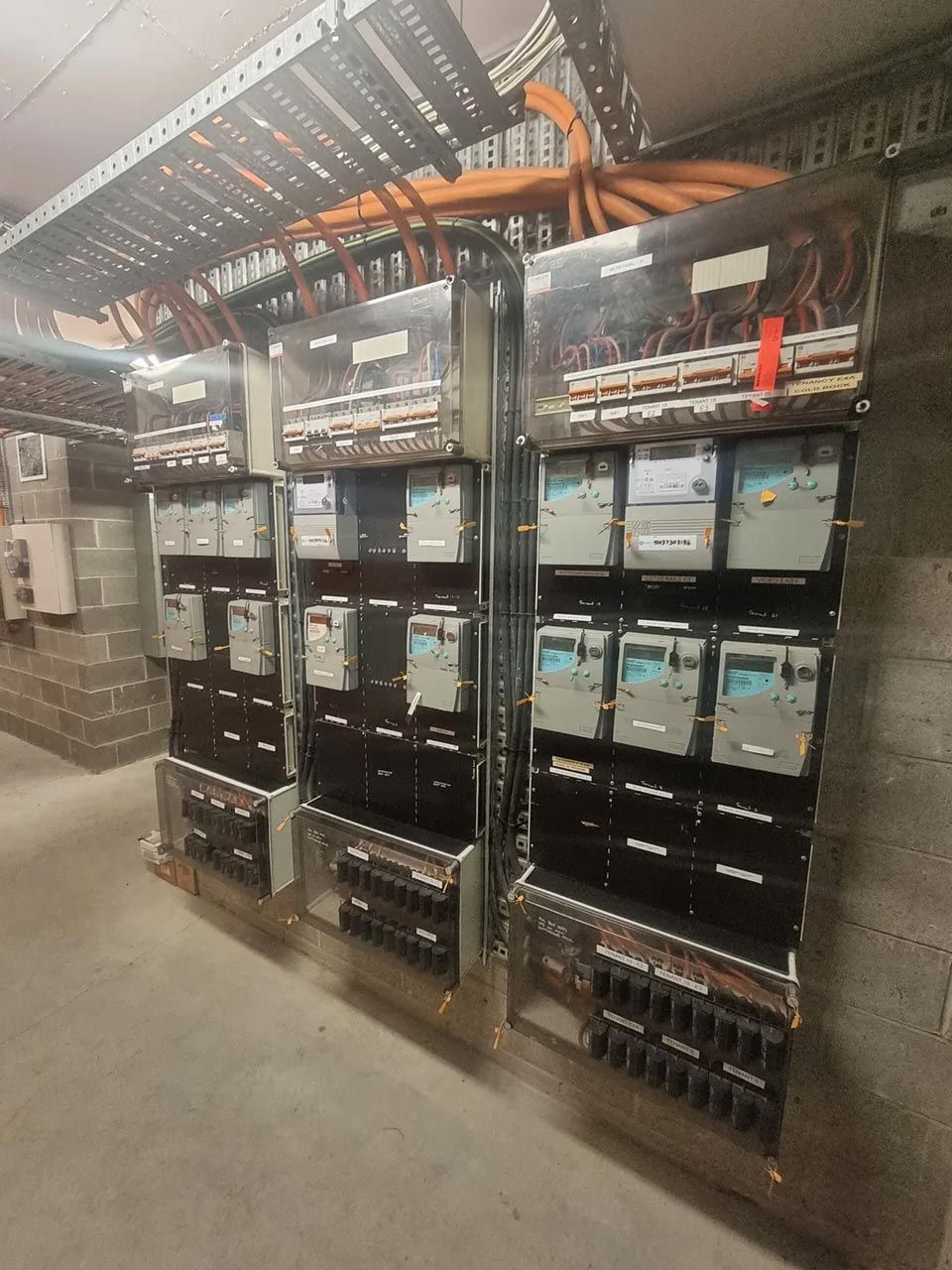 Filled with Various Electrical Equipment, Wires and Cables