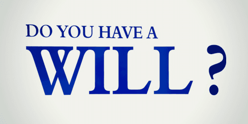 do you have a will sign