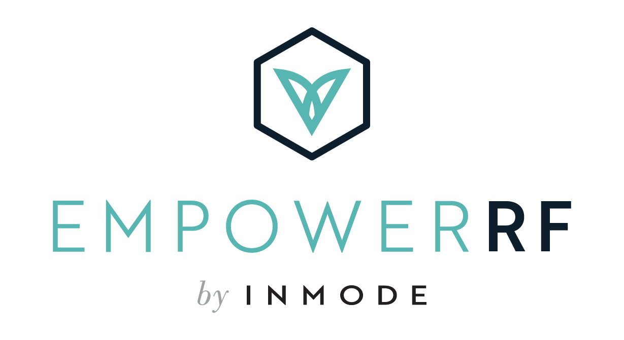 A logo for a company called empowerrf by inmode.