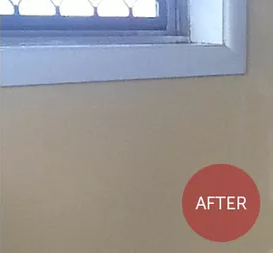 After Image of a Mould Cleaning on the Tip of the Window | Toowoomba, Qld | Blind Rescue