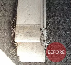 Before Image of a Blind Cleaning | Toowoomba, Qld | Blind Rescue