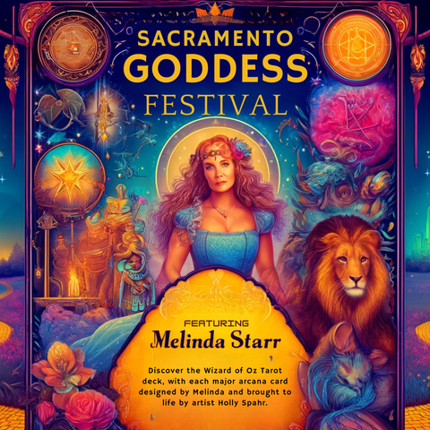 Melinda Starr Tarot Cards Yellow Brick Road at Sacramento Goddess Festival