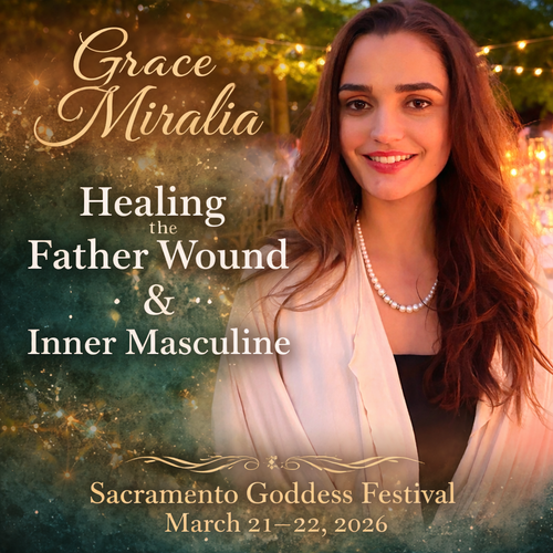 Event flyer for Grace Miralia, 