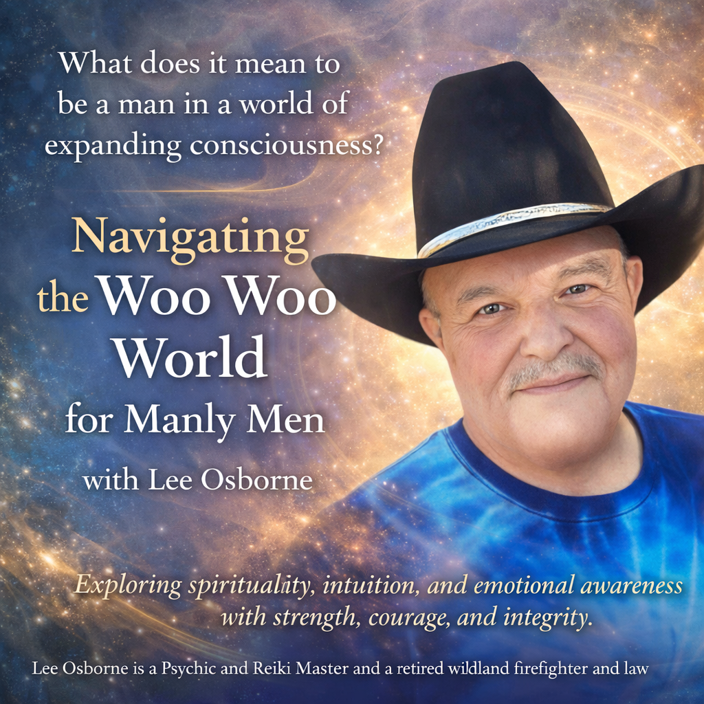 Man with cowboy hat promoting 