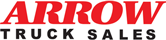 The logo for arrow truck sales is red and black on a white background.
