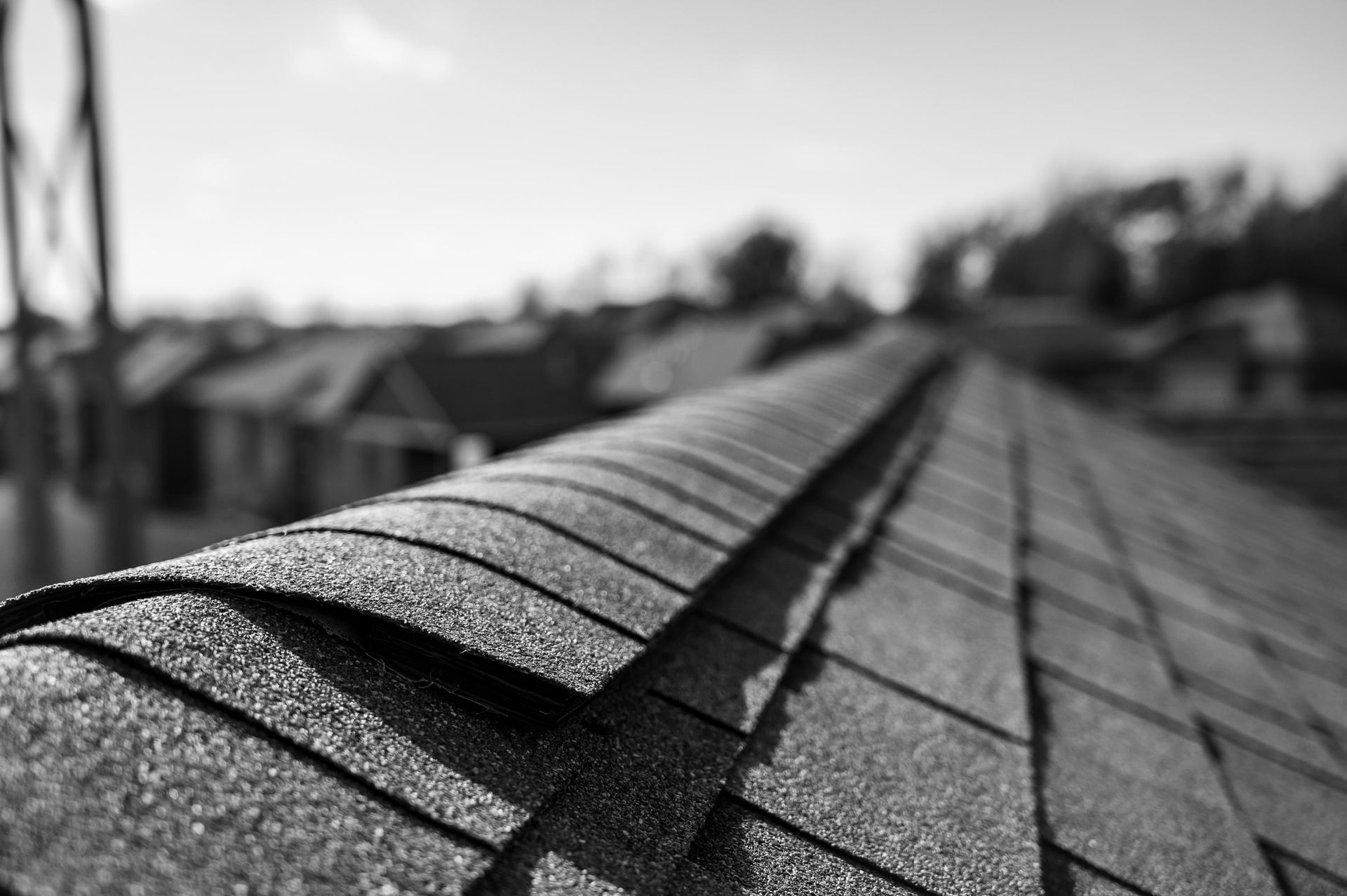 asphalt shingle room ridge cap