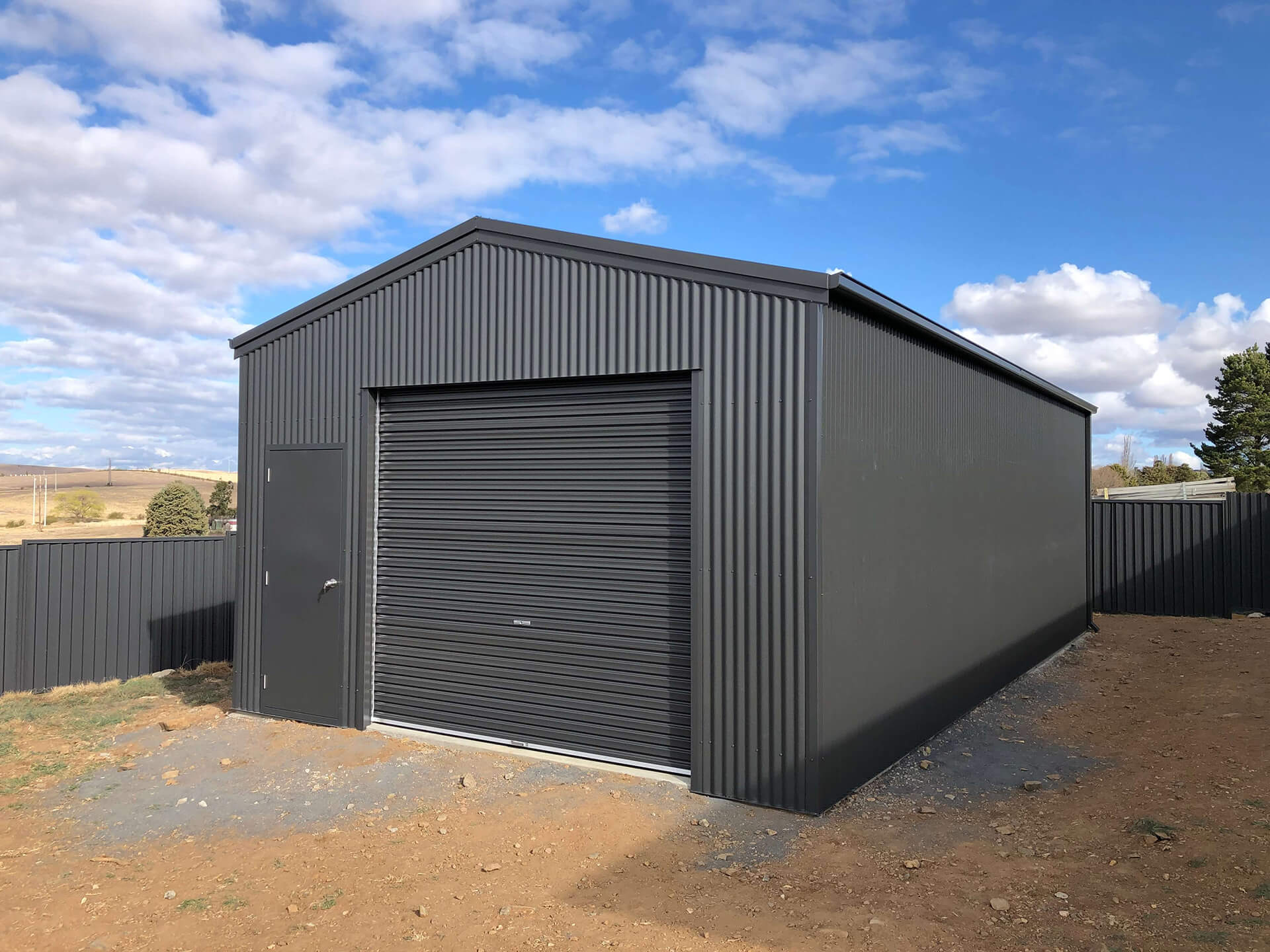 black shed - Snowy Sheds