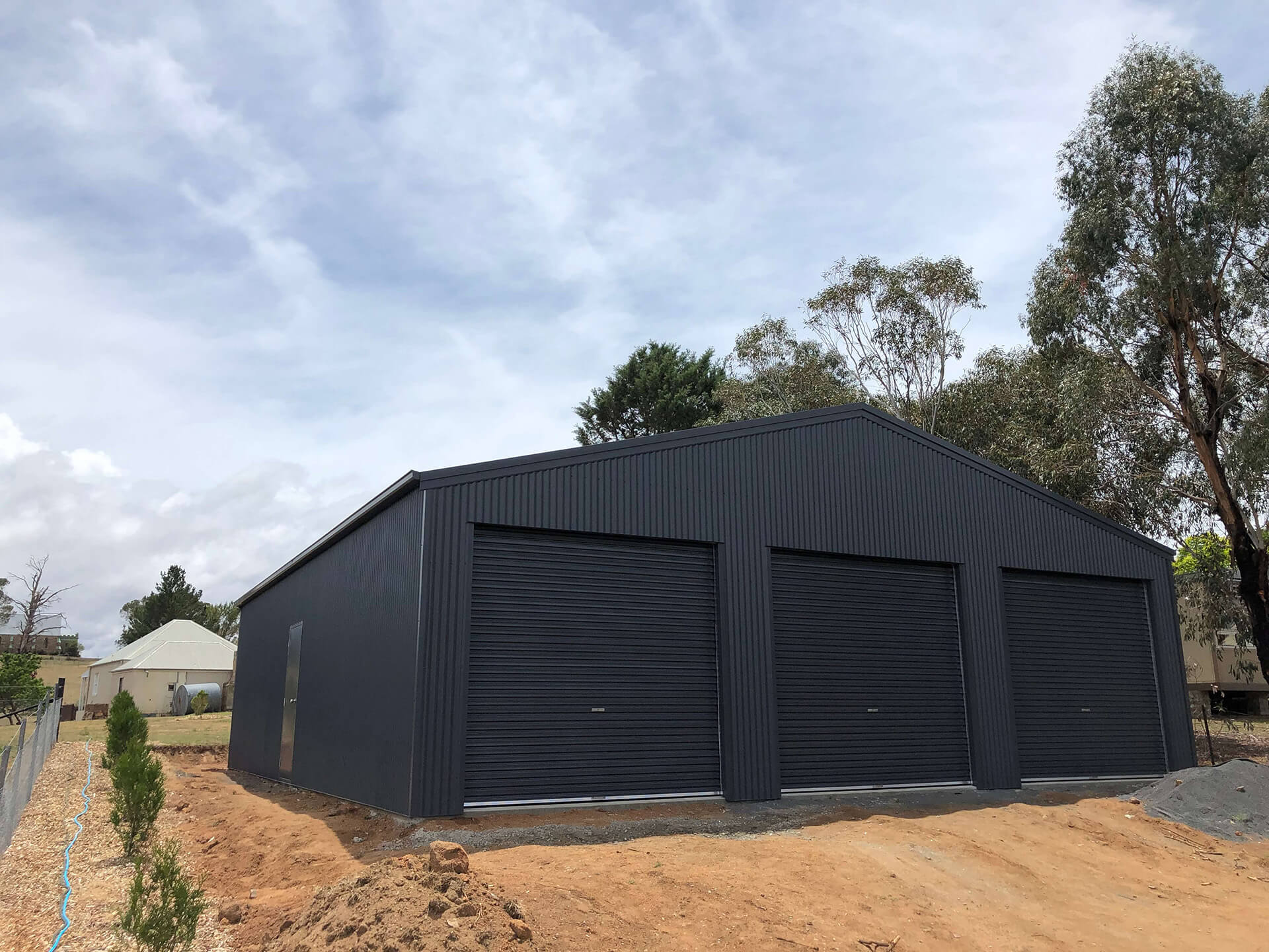 Industrial Shed with roller doors - Snowy Sheds