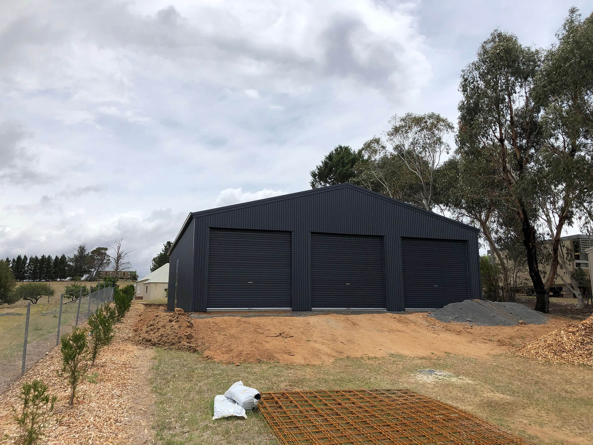 Industrial Shed with roller doors - Snowy Sheds