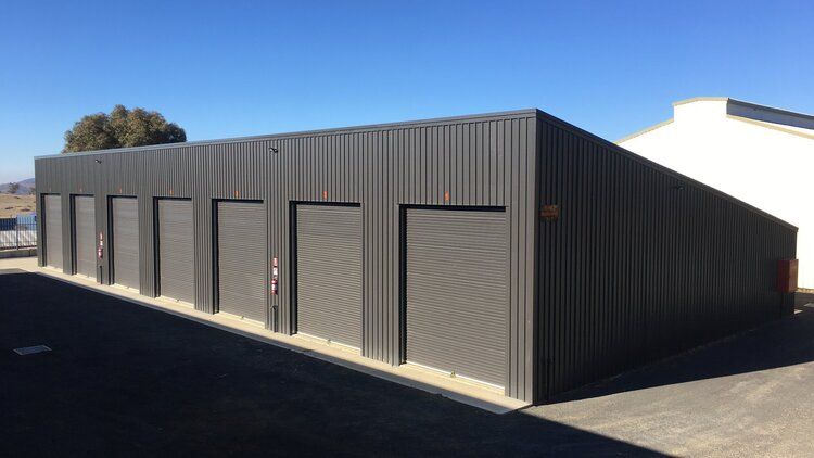 Multiple units Industrial Shed - Snowy Sheds