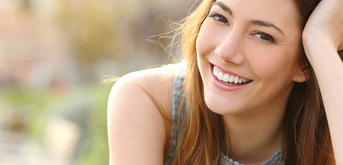 woman smiling | teeth whitening in Utah