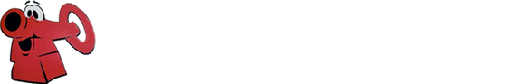 A red object is spinning on a white background.