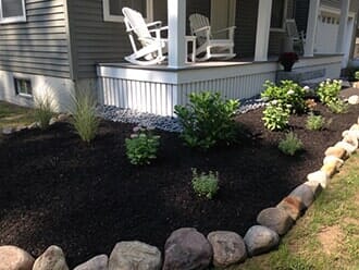 Mulch Bed Install-LST Landscaping Inc.-Portland, ME