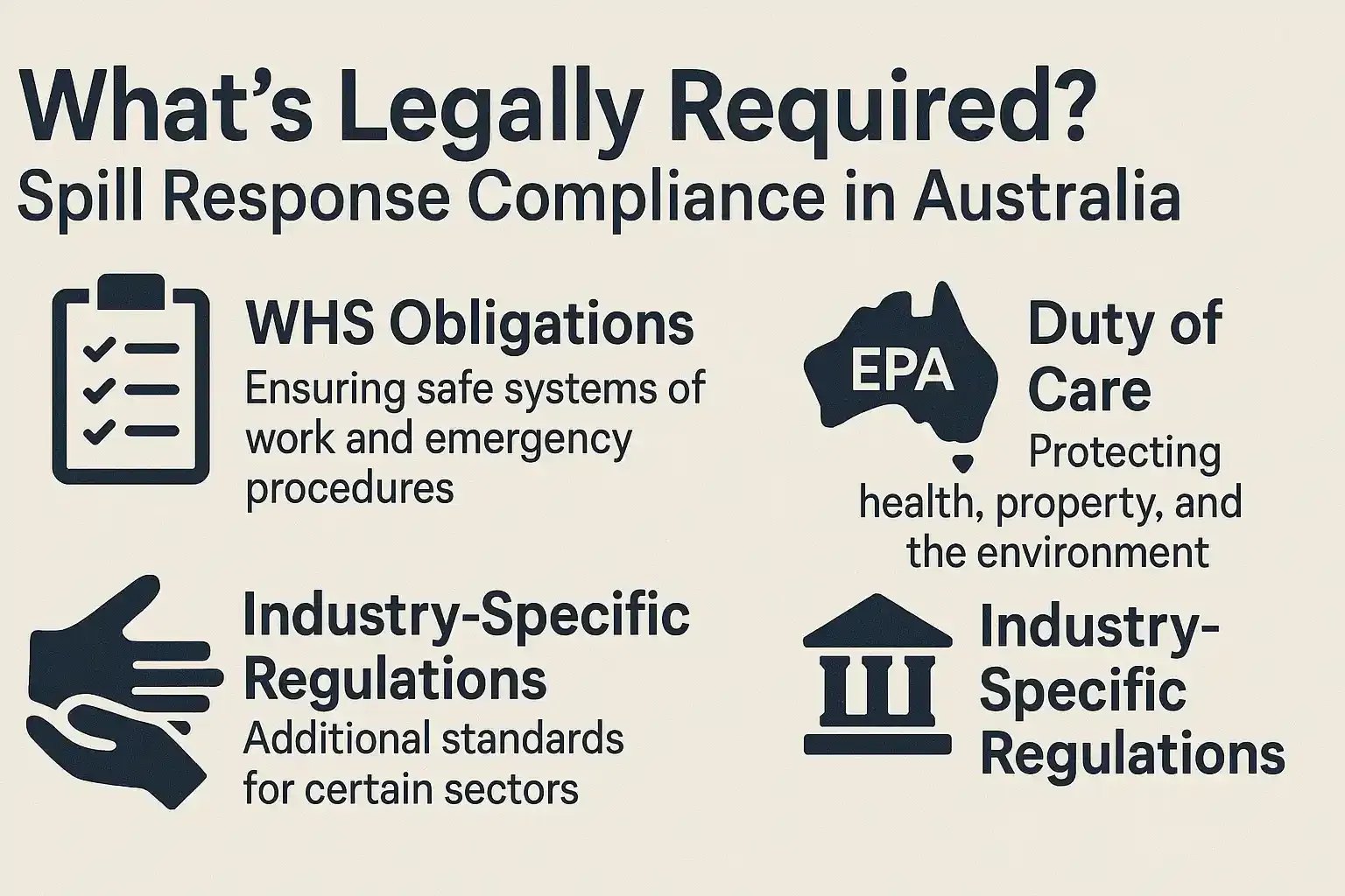 spill management compliance in australia