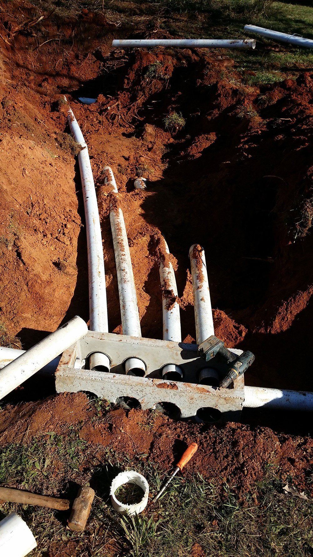 Pipes — Appomattox, VA — Taylor’s Septic Service Inc