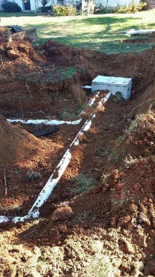 Septic Tank with Lines — Appomattox, VA — Taylor’s Septic Service Inc