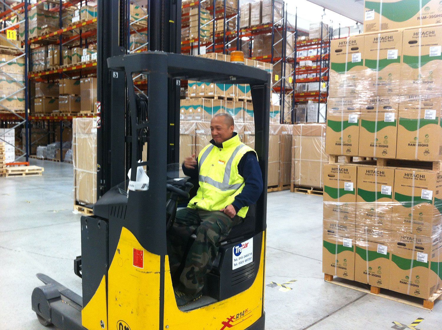 gestione magazzino con muletto