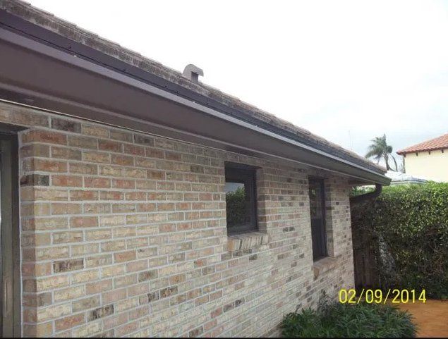 Installed House Gutter — Oakland Park, FL — Watertite Gutter Company