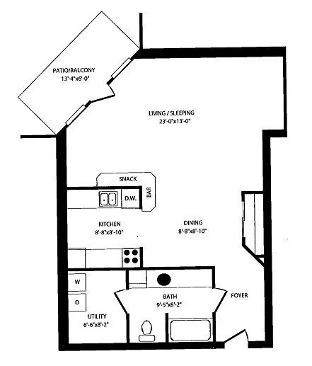 studio floor plan