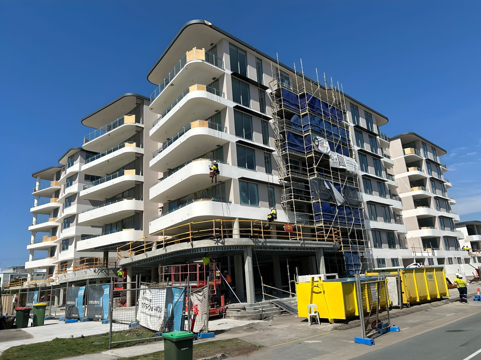 Construction of a Multi-story Modern Building — Allman's Painting in Nambour, QLD
