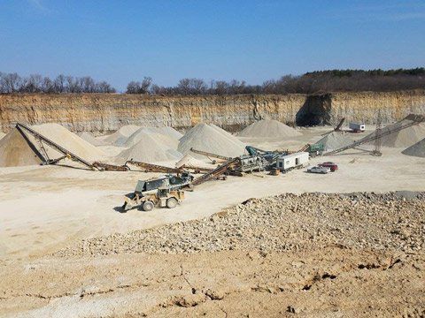 Clear Limestone — Excavation Area in Janesville, WI