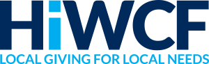 The logo for hwcf local giving for local needs
